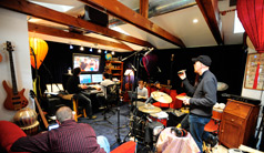 photo of a recording studio